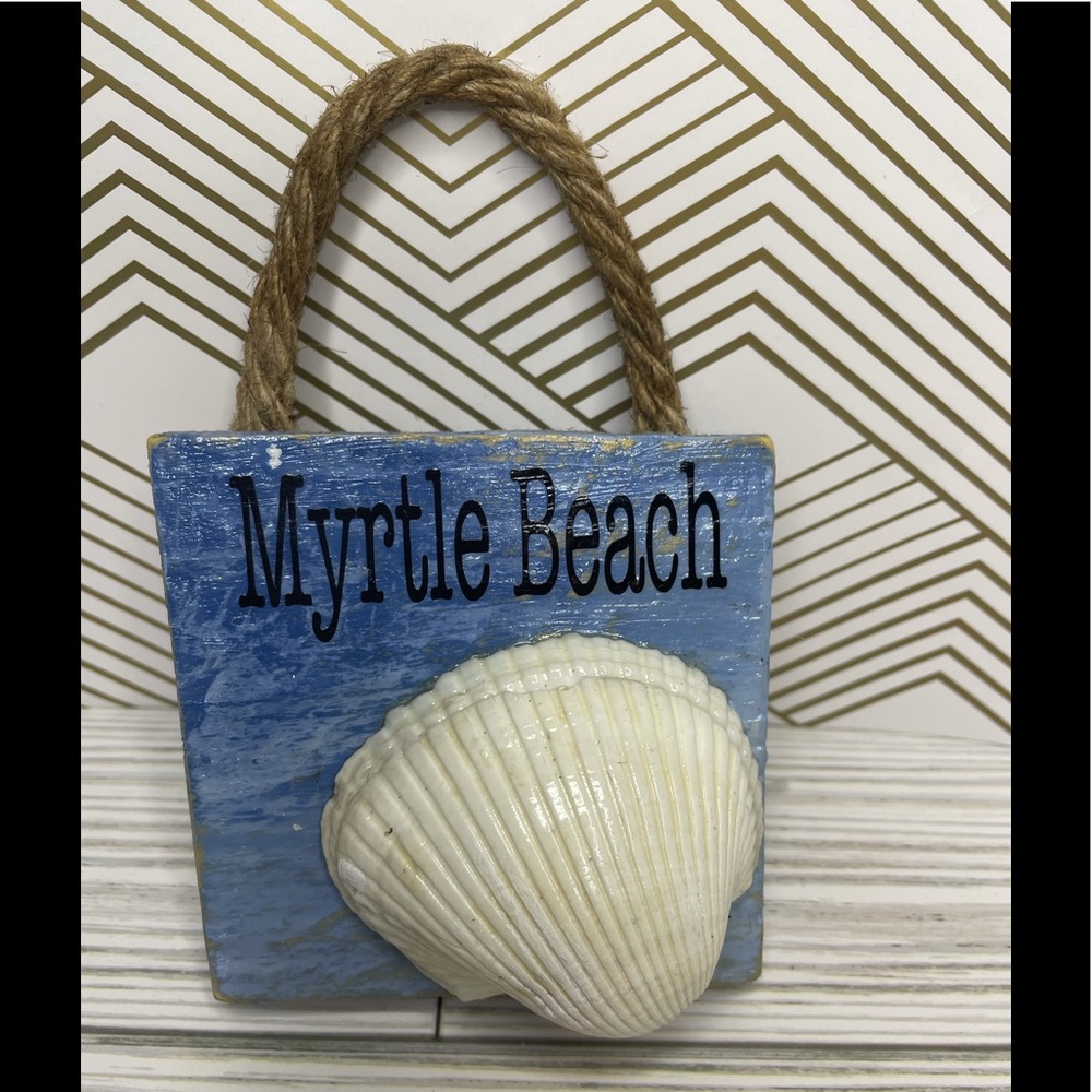 Hand painted rustic mini sign Myrtle Beach SC